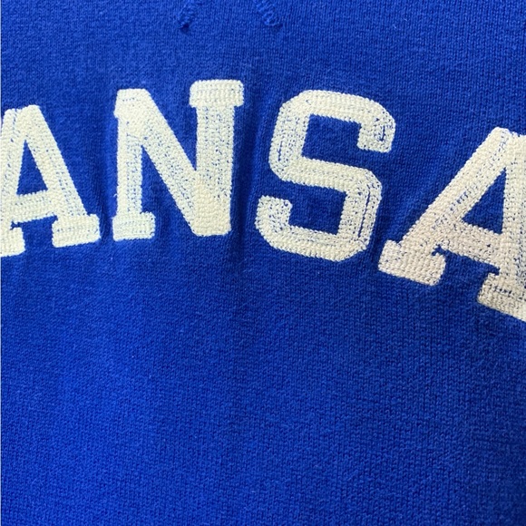 Embroidered Kansas Jayhawks Sweater - Picture 2 of 8